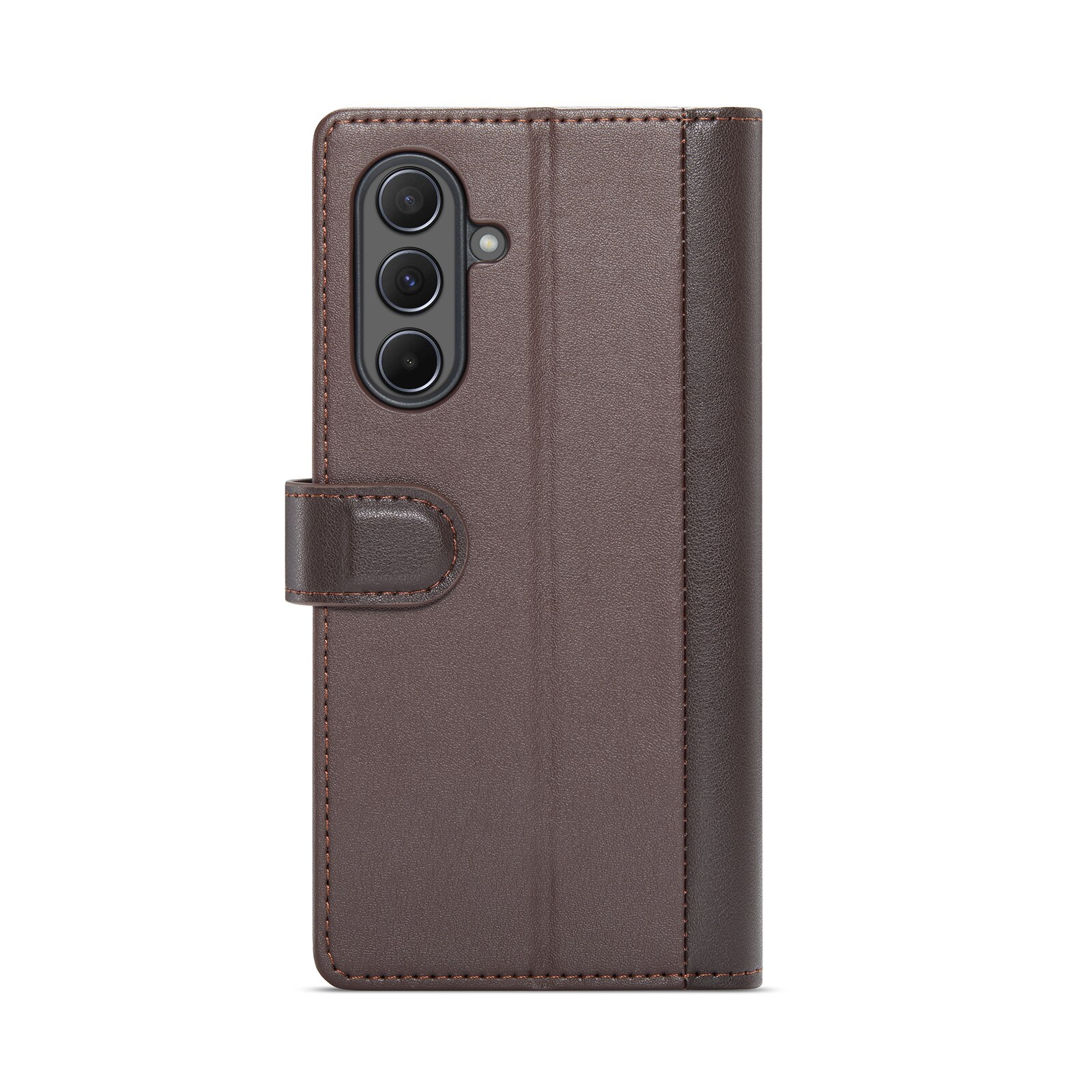 Samsung Galaxy A36 Genuine Leather Wallet Case Brown