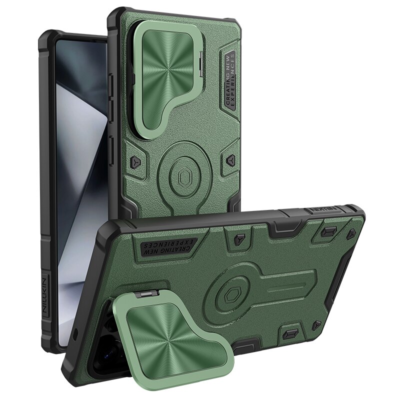 Samsung Galaxy S25 Ultra CamShield Armor Prop Case Green