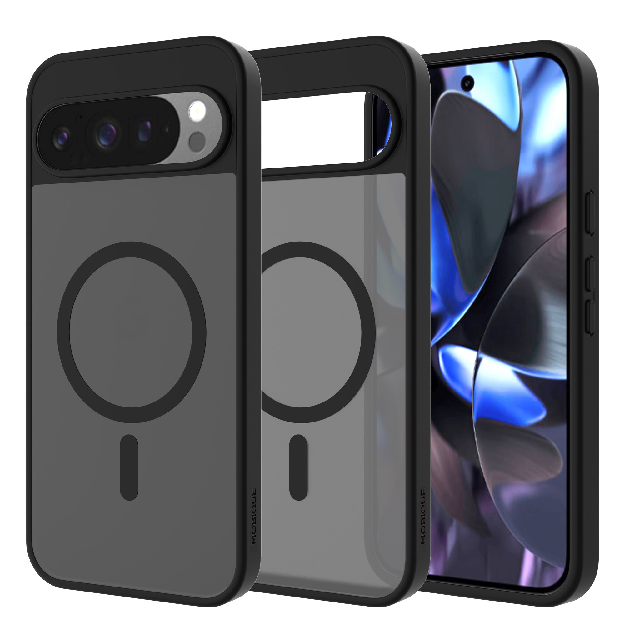 Magnetic Hybrid Case Google Pixel 9 Pro XL Frosted Black