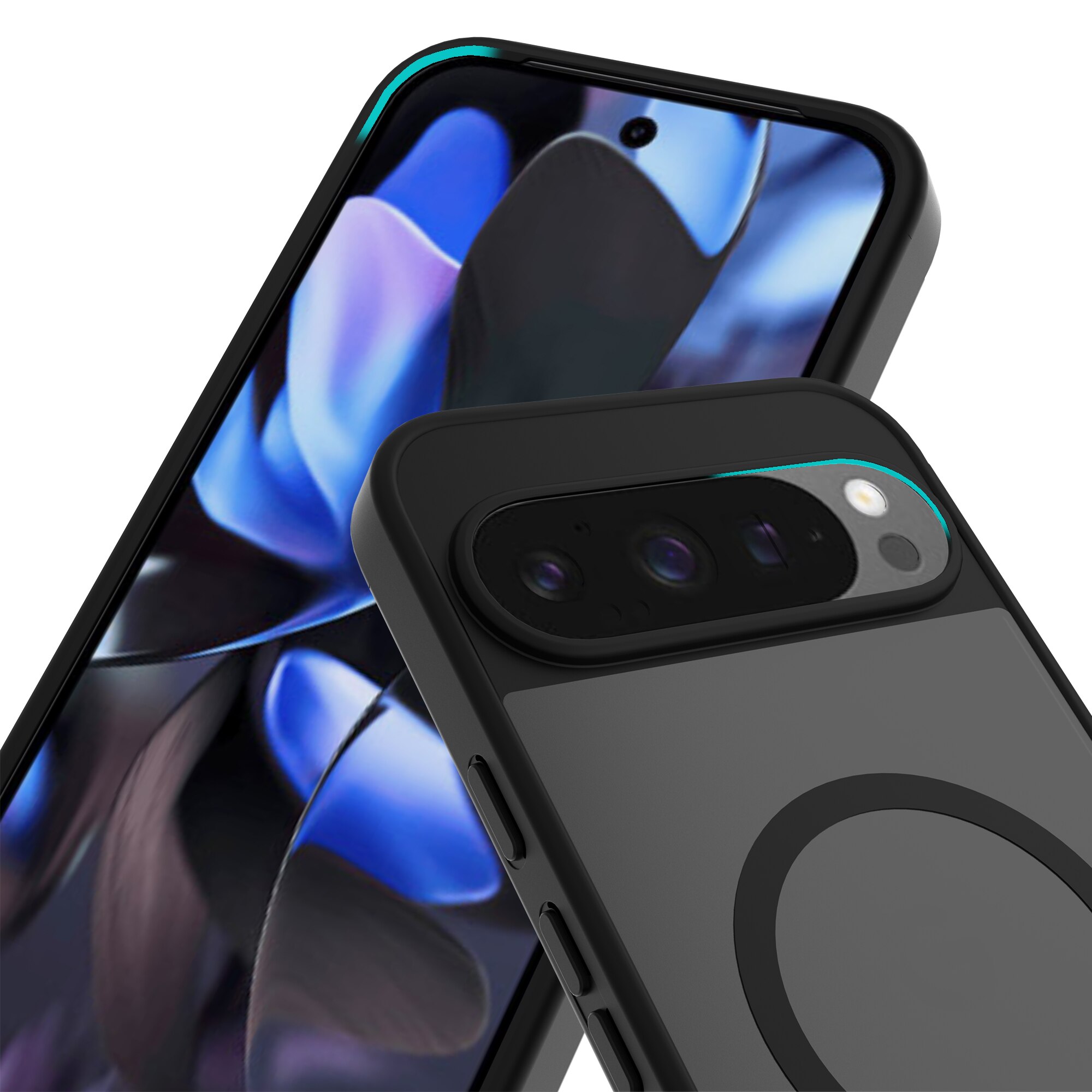 Magnetic Hybrid Case Google Pixel 9 Pro XL Frosted Black