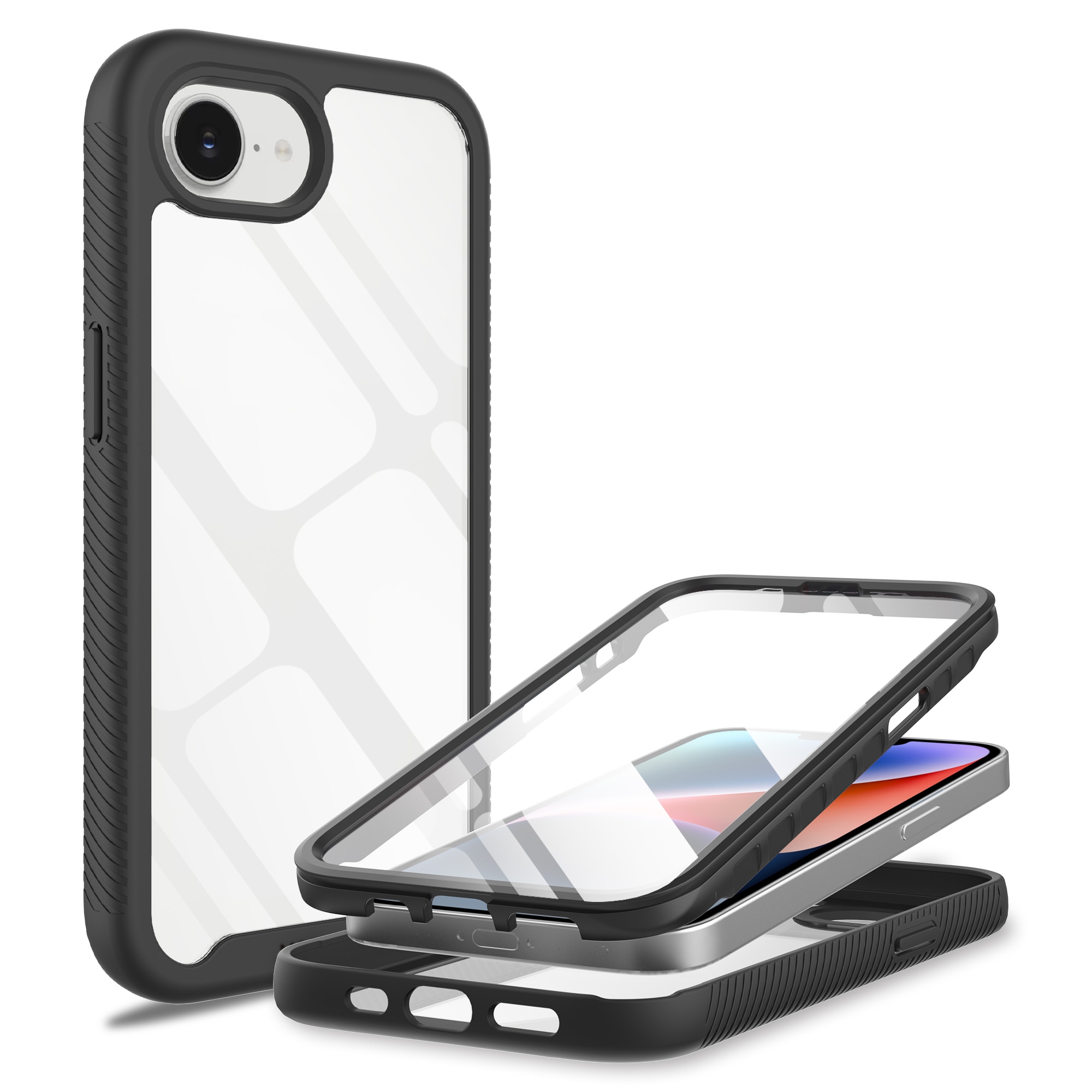 iPhone 16e Full Protection Case Black