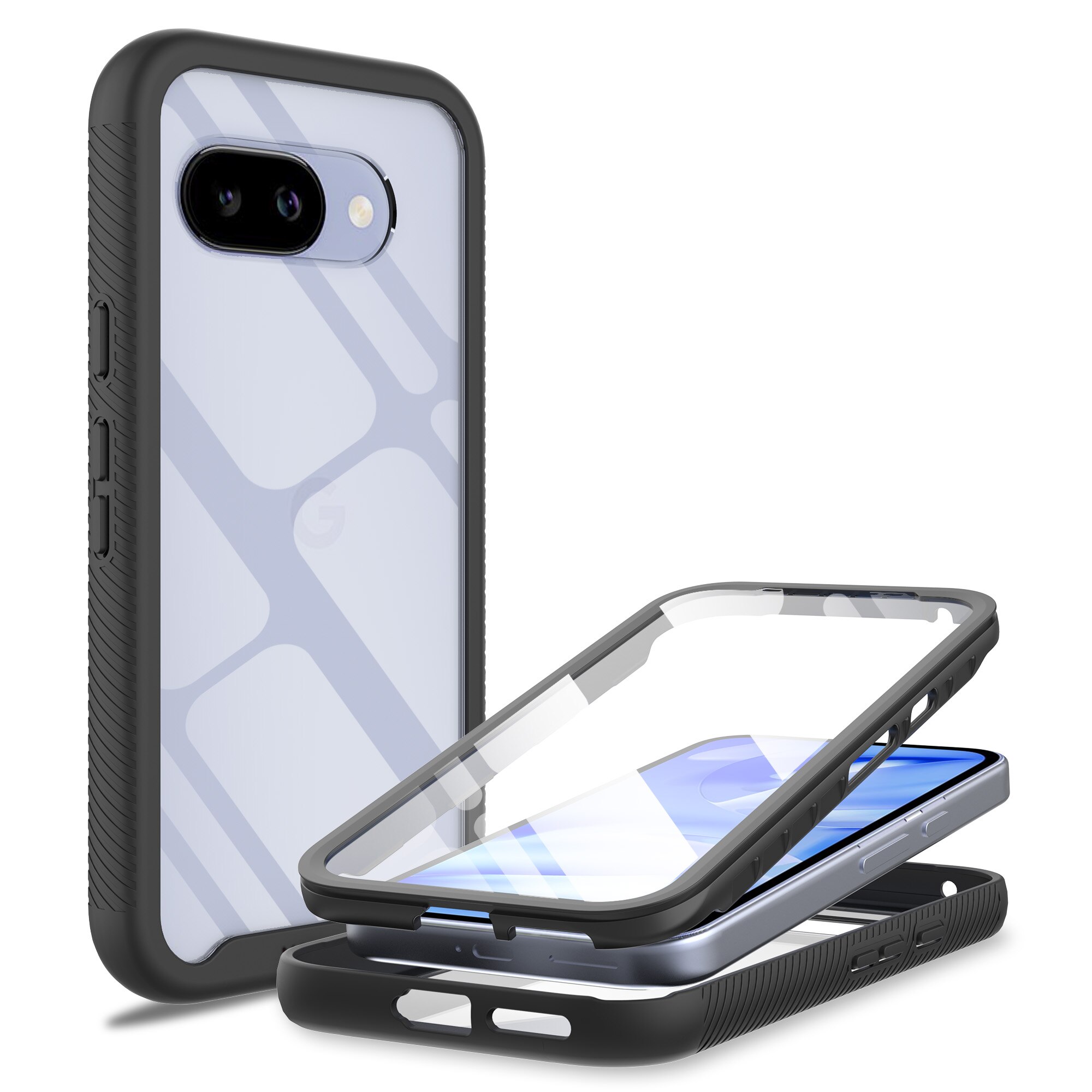 Google Pixel 9a Full Protection Case Black