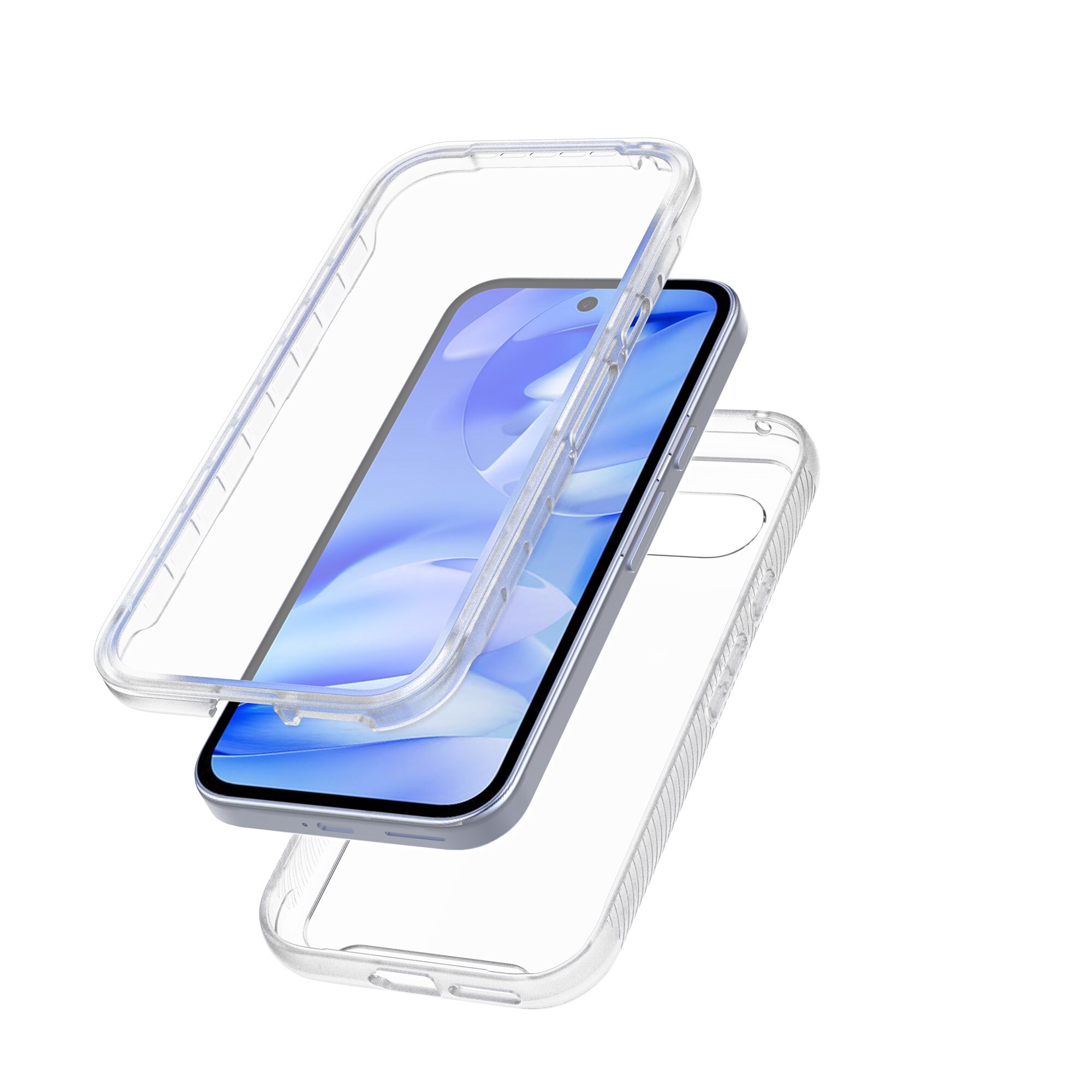 Google Pixel 9a Full Protection Case Transparent