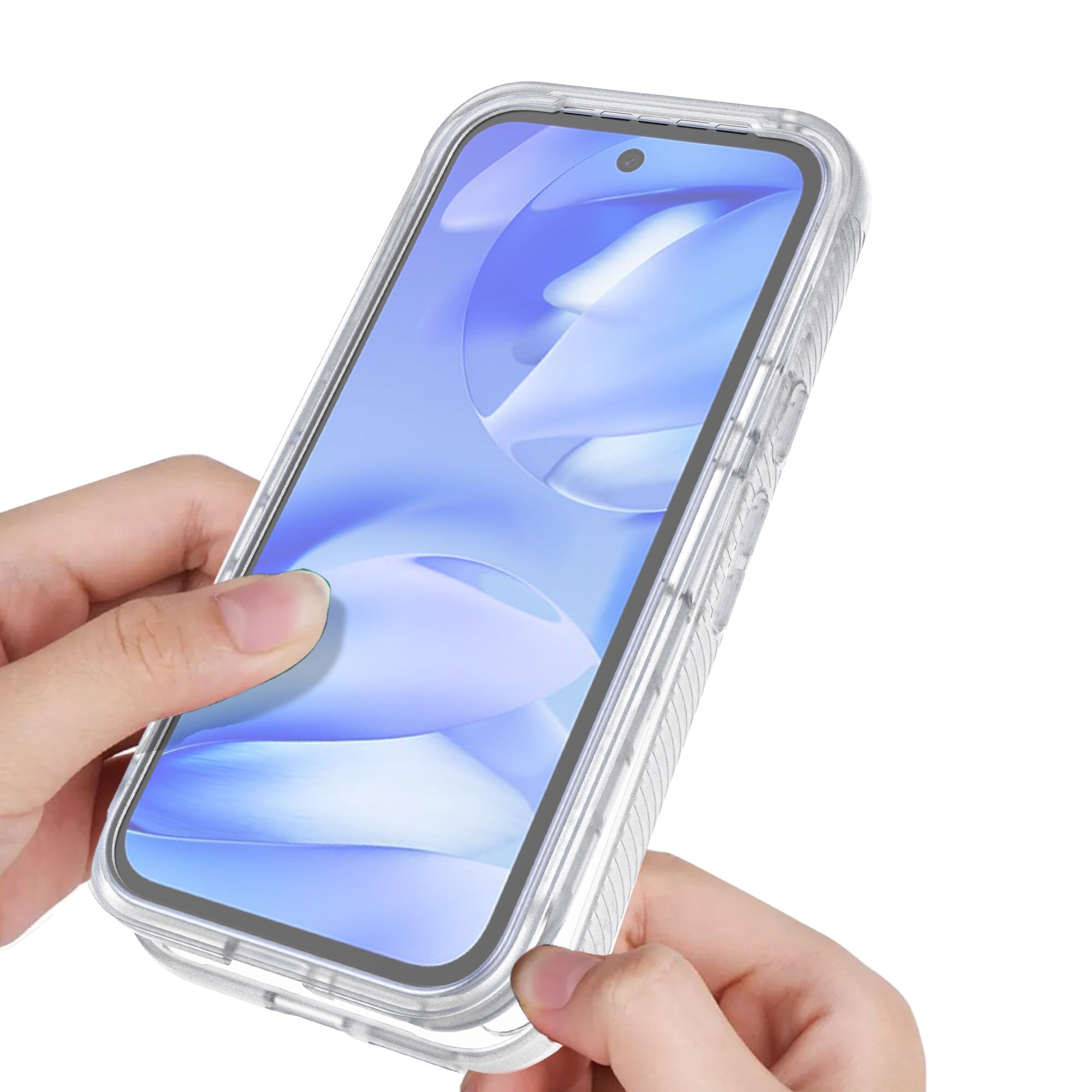 Google Pixel 9a Full Protection Case Transparent