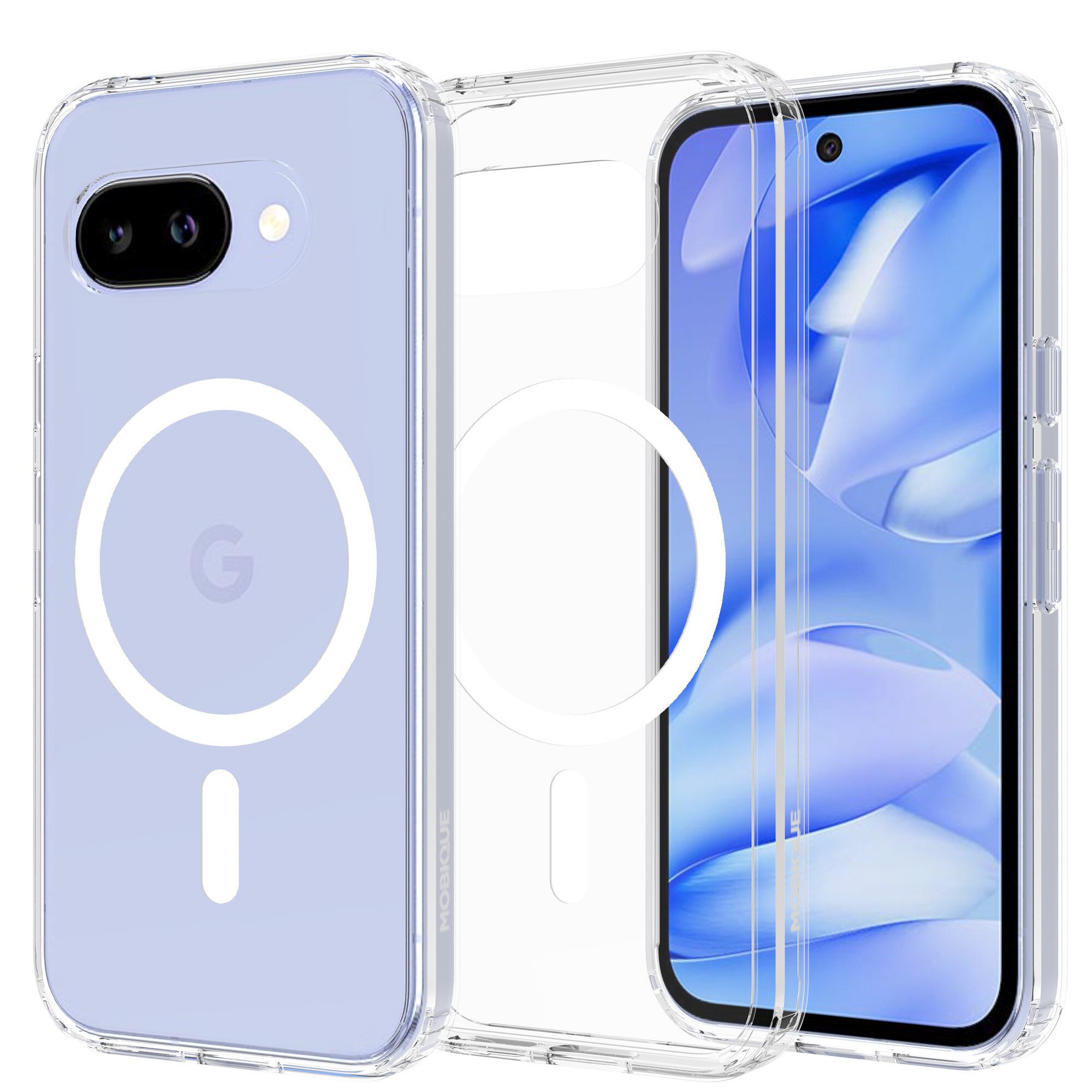 Hybrid Case MagSafe Google Pixel 9a Transparent