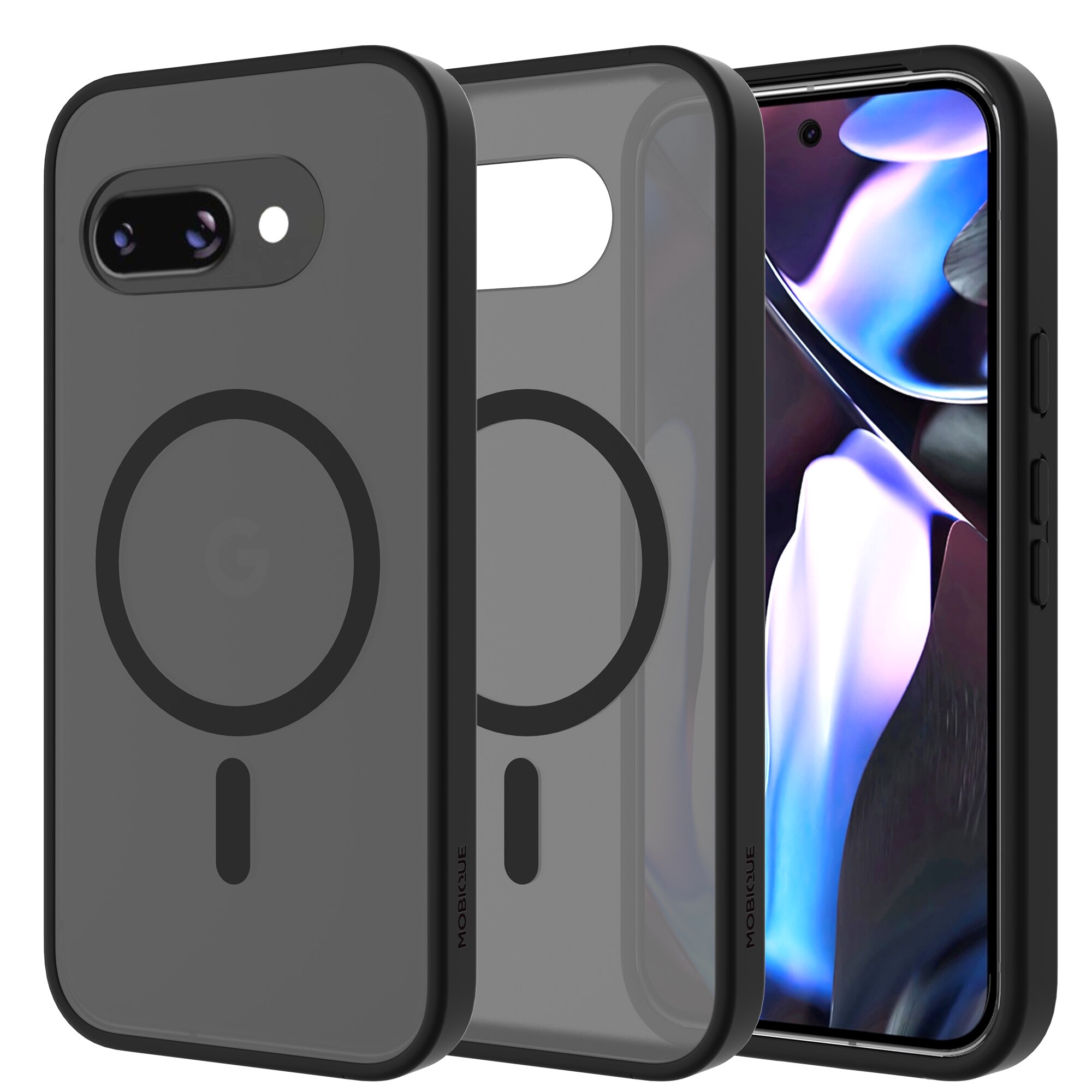 Magnetic Hybrid Case Google Pixel 9a Frosted Black