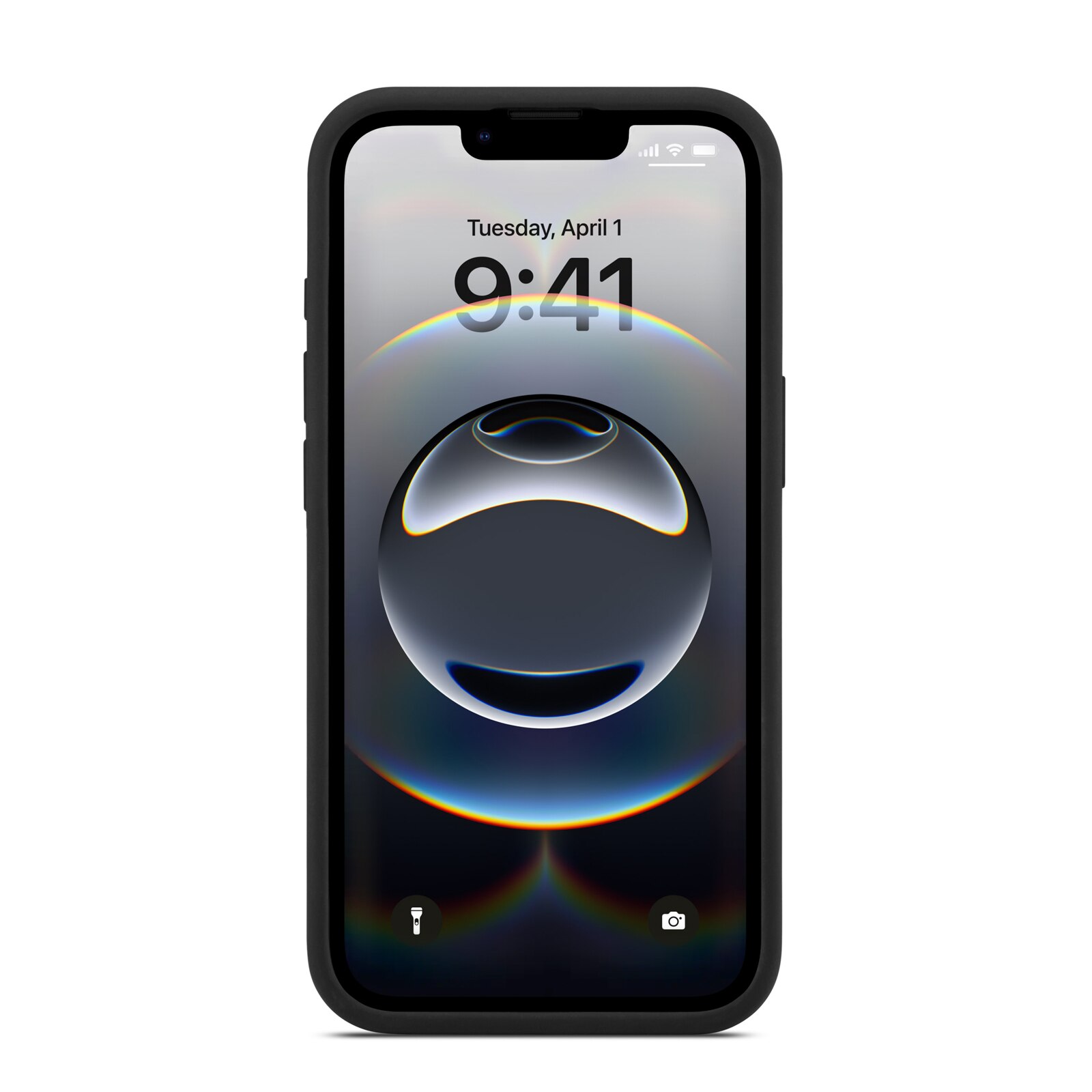 iPhone 16e Magnetic Silicone Case Black