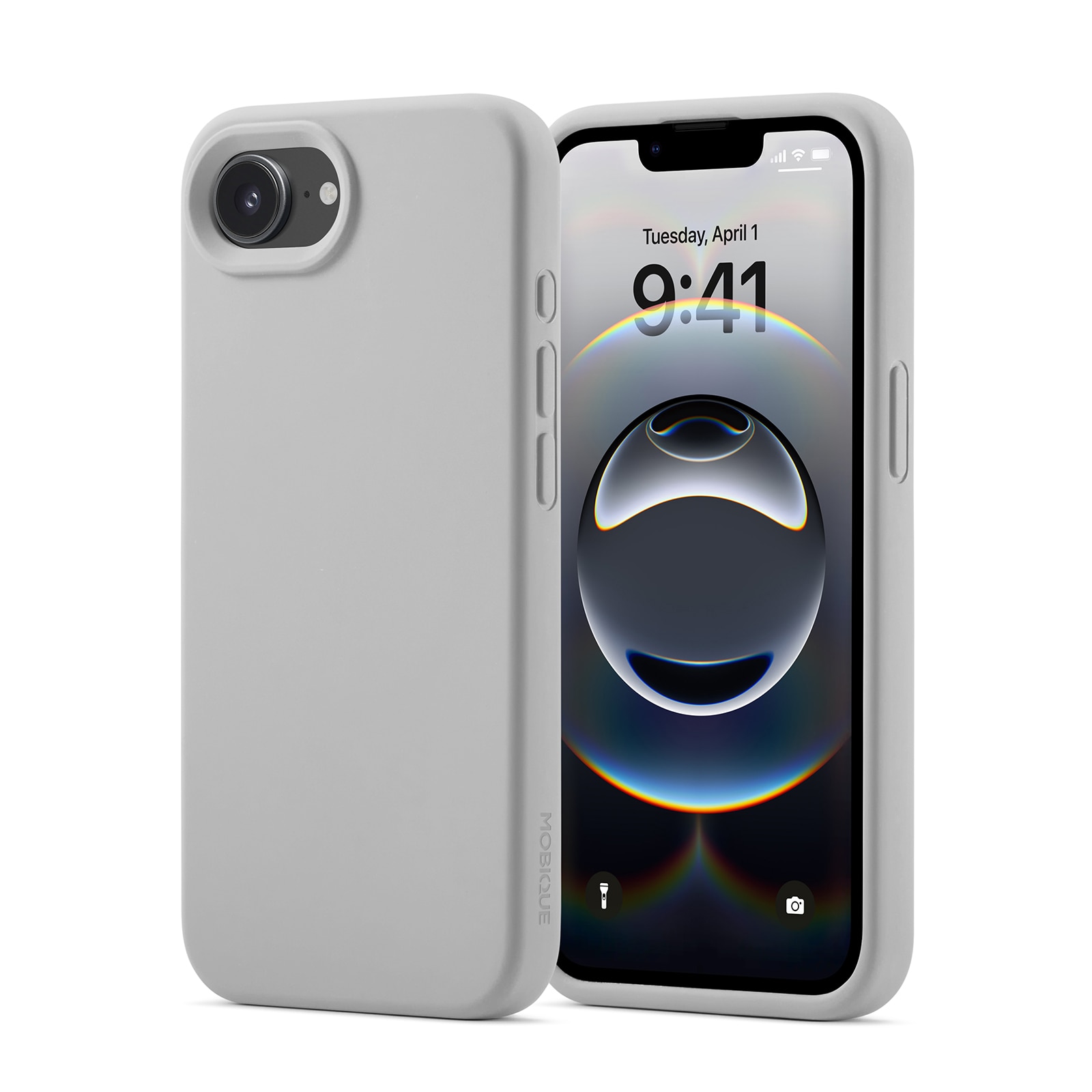 iPhone 16e Magnetic Silicone Case Grey