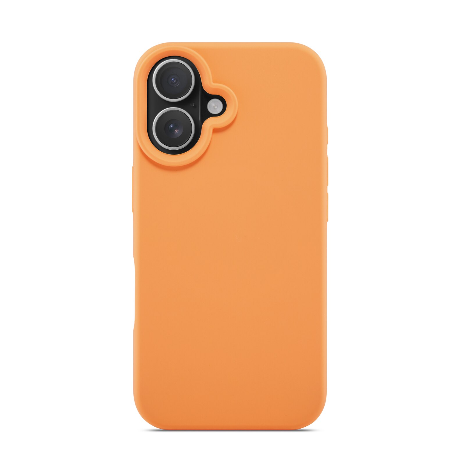 iPhone 16 Magnetic Silicone Case Solar Orange