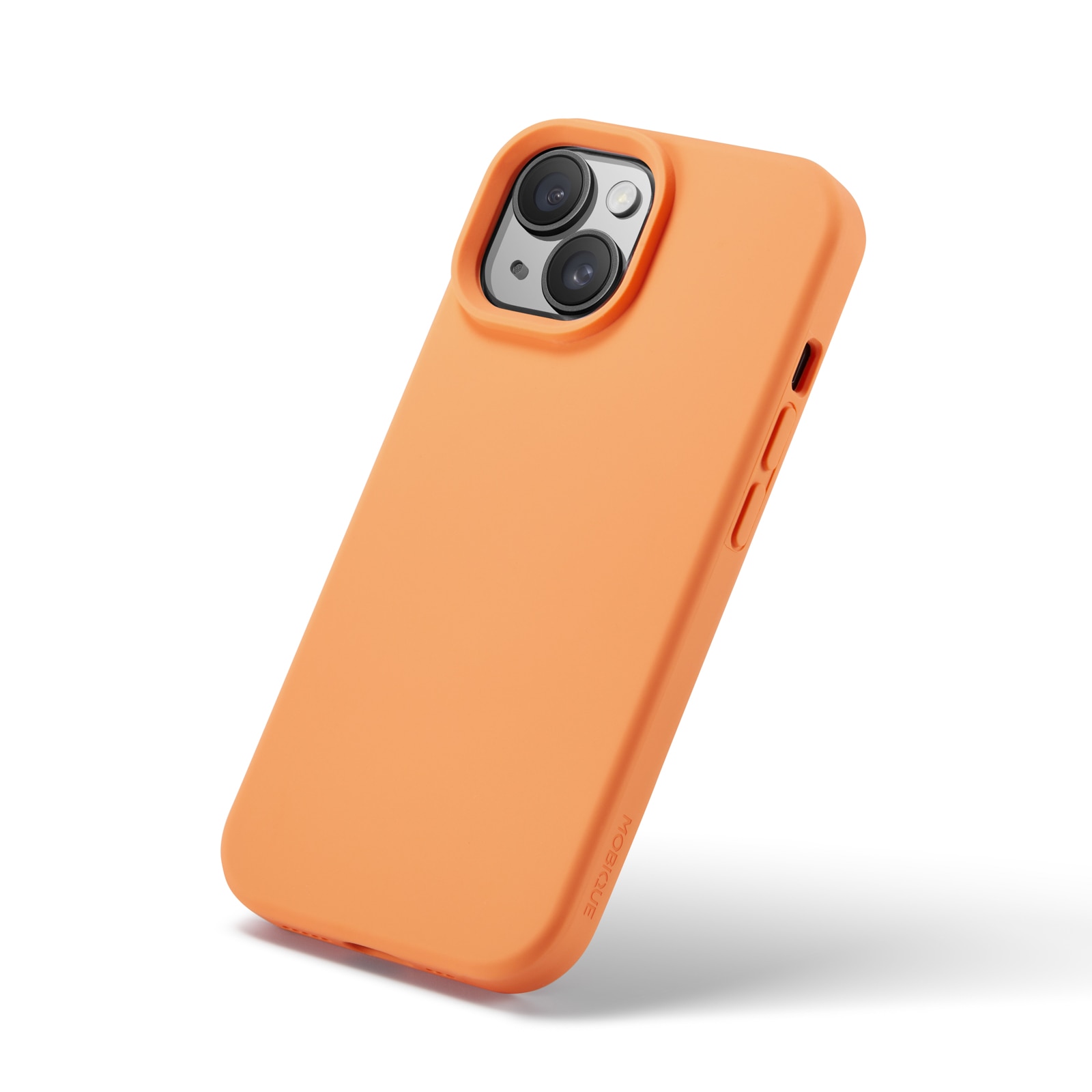 iPhone 15 Magnetic Silicone Case Solar Orange