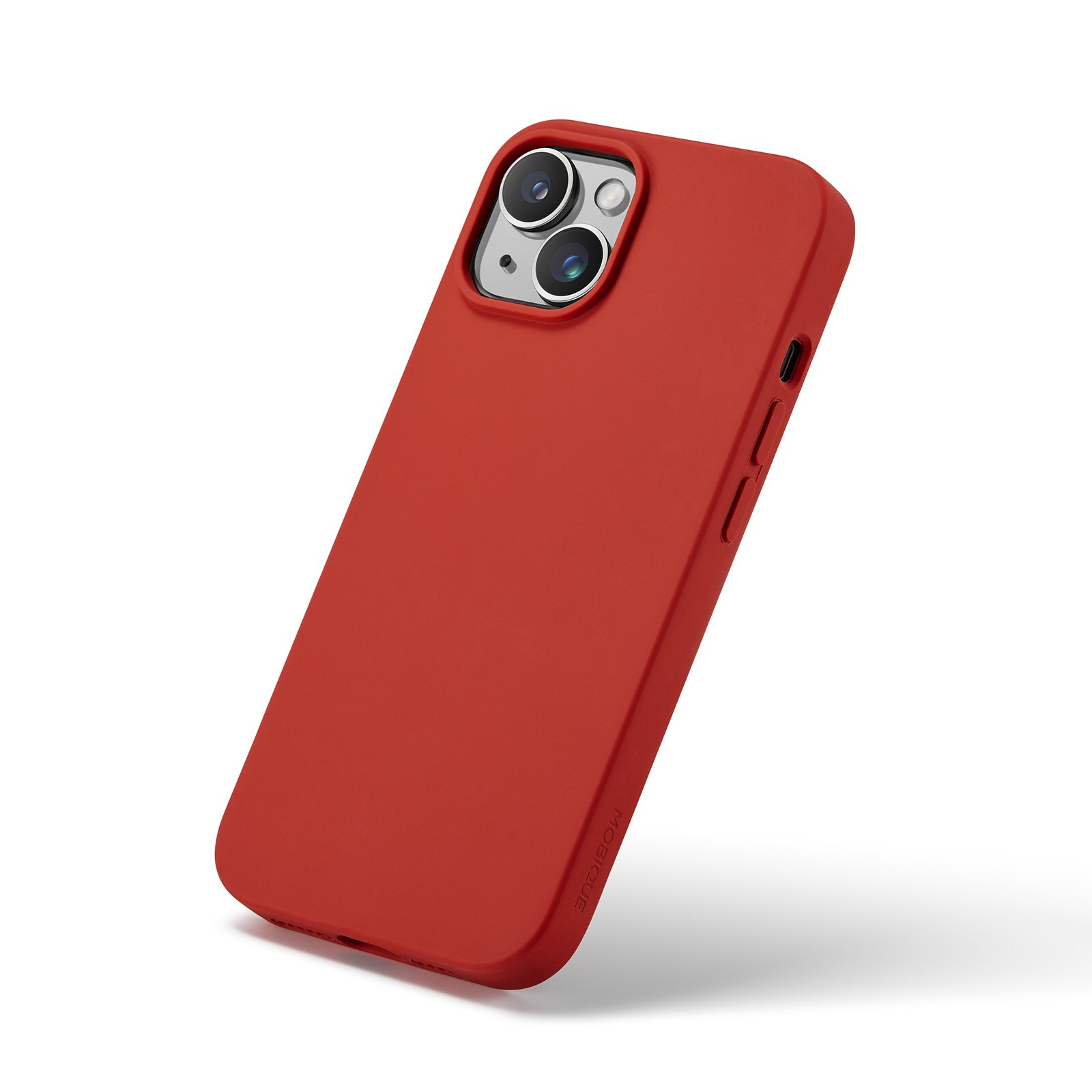 iPhone 13 Magnetic Silicone Case Lava Red