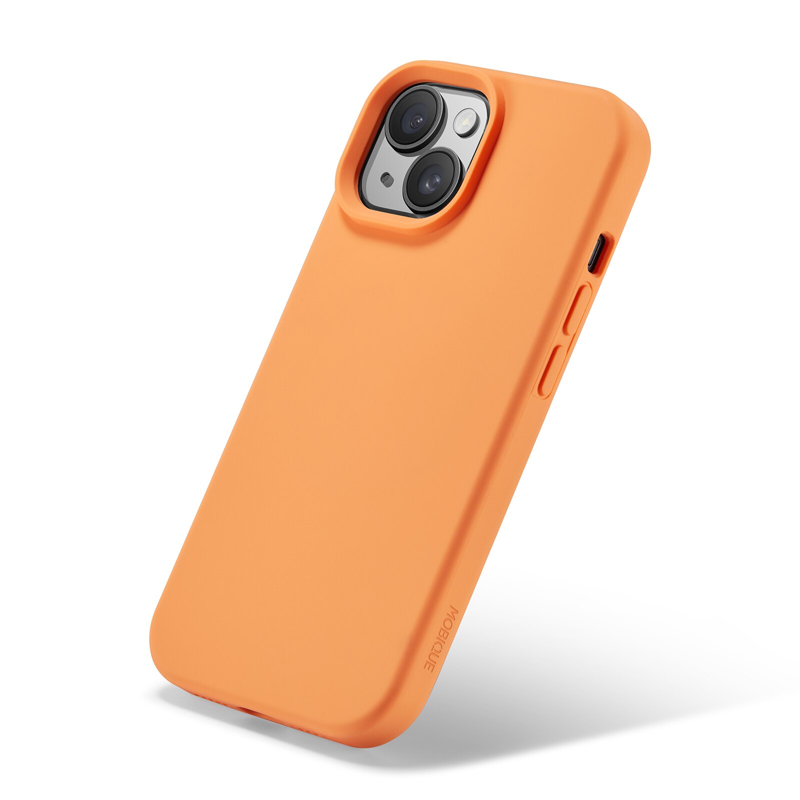 iPhone 14 Magnetic Silicone Case Solar Orange