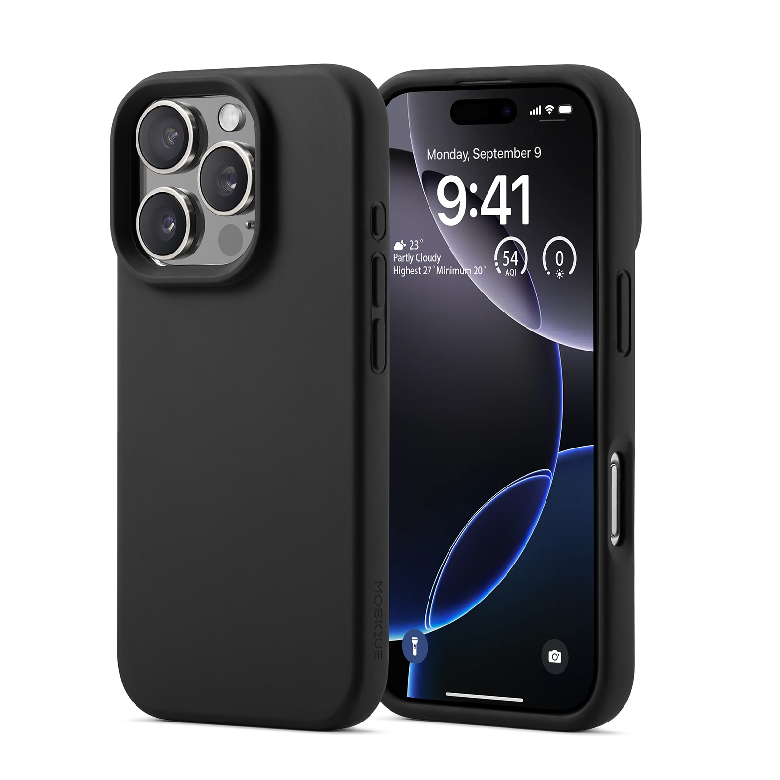 iPhone 16 Pro Magnetic Silicone Case Black