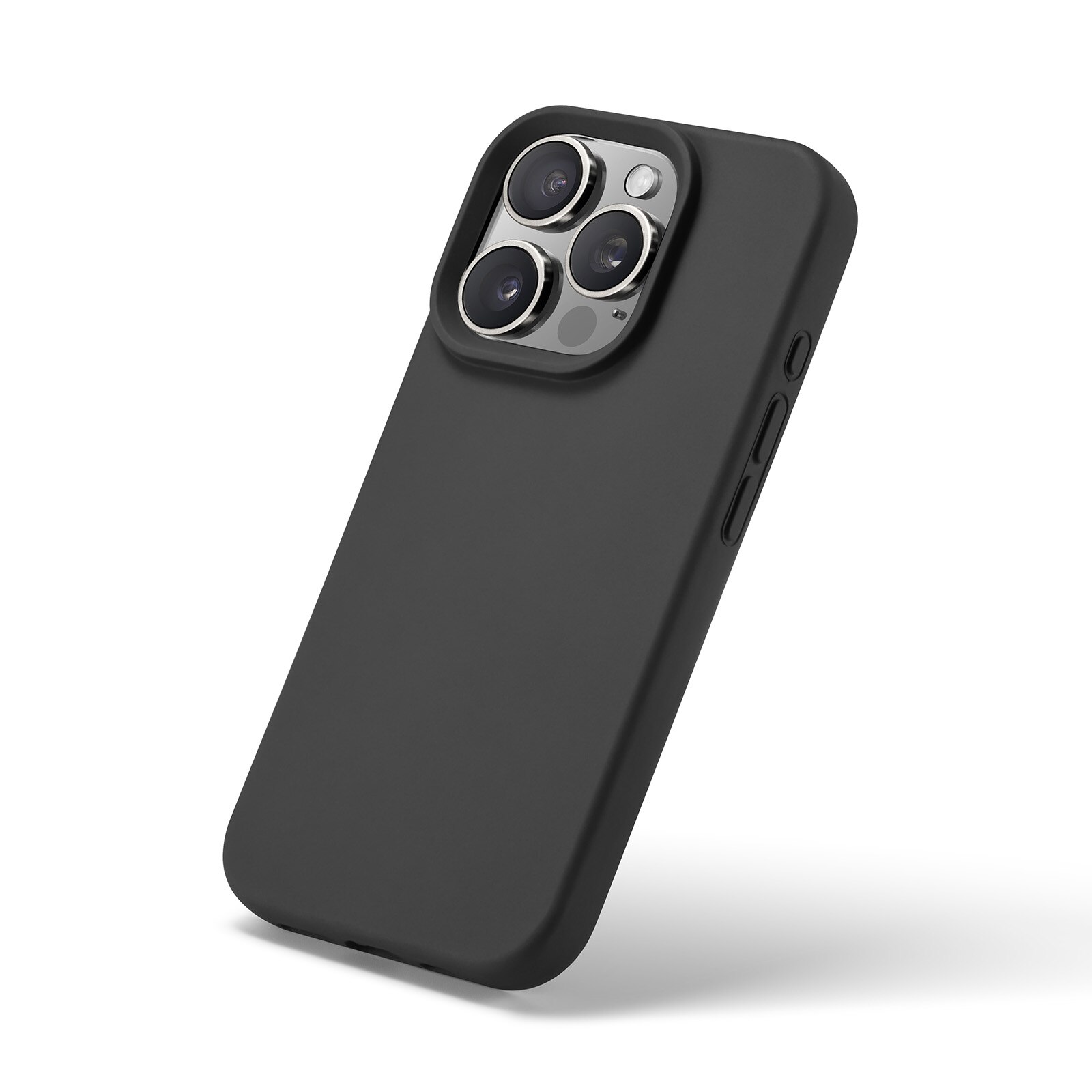 iPhone 16 Pro Magnetic Silicone Case Black