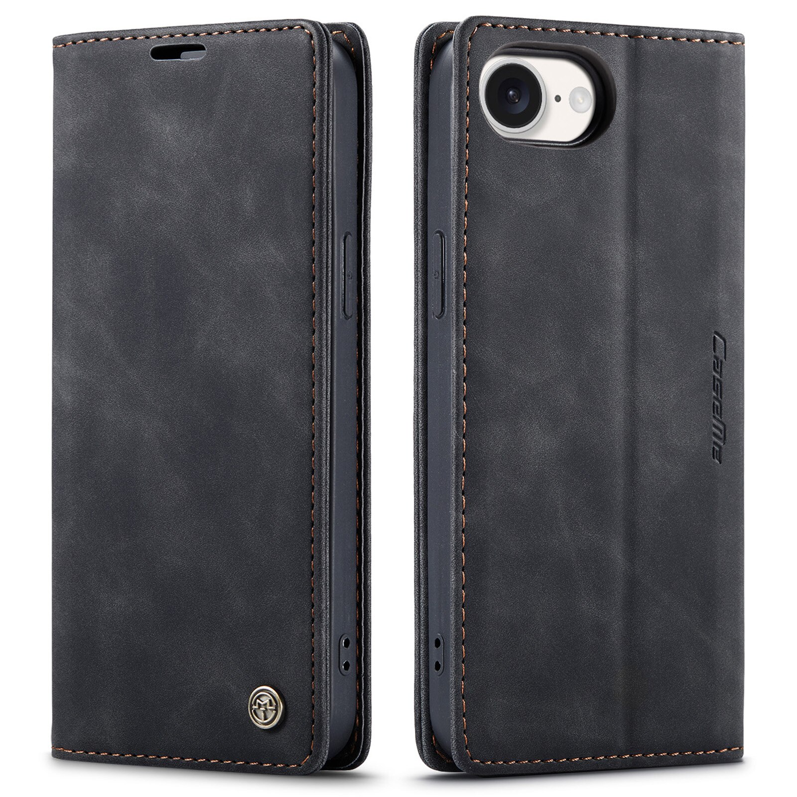 iPhone 16e Slim Wallet Case Black