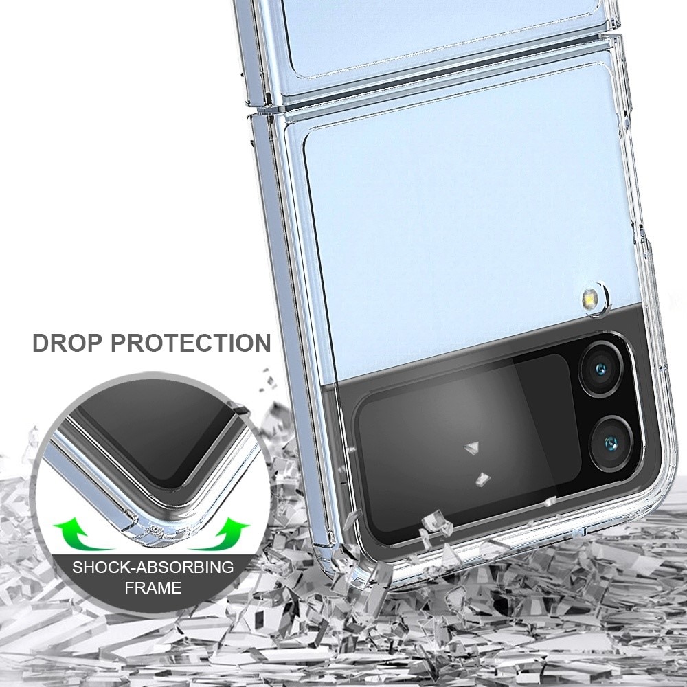 Samsung Galaxy Z Flip 4 Crystal Hybrid Case Transparent