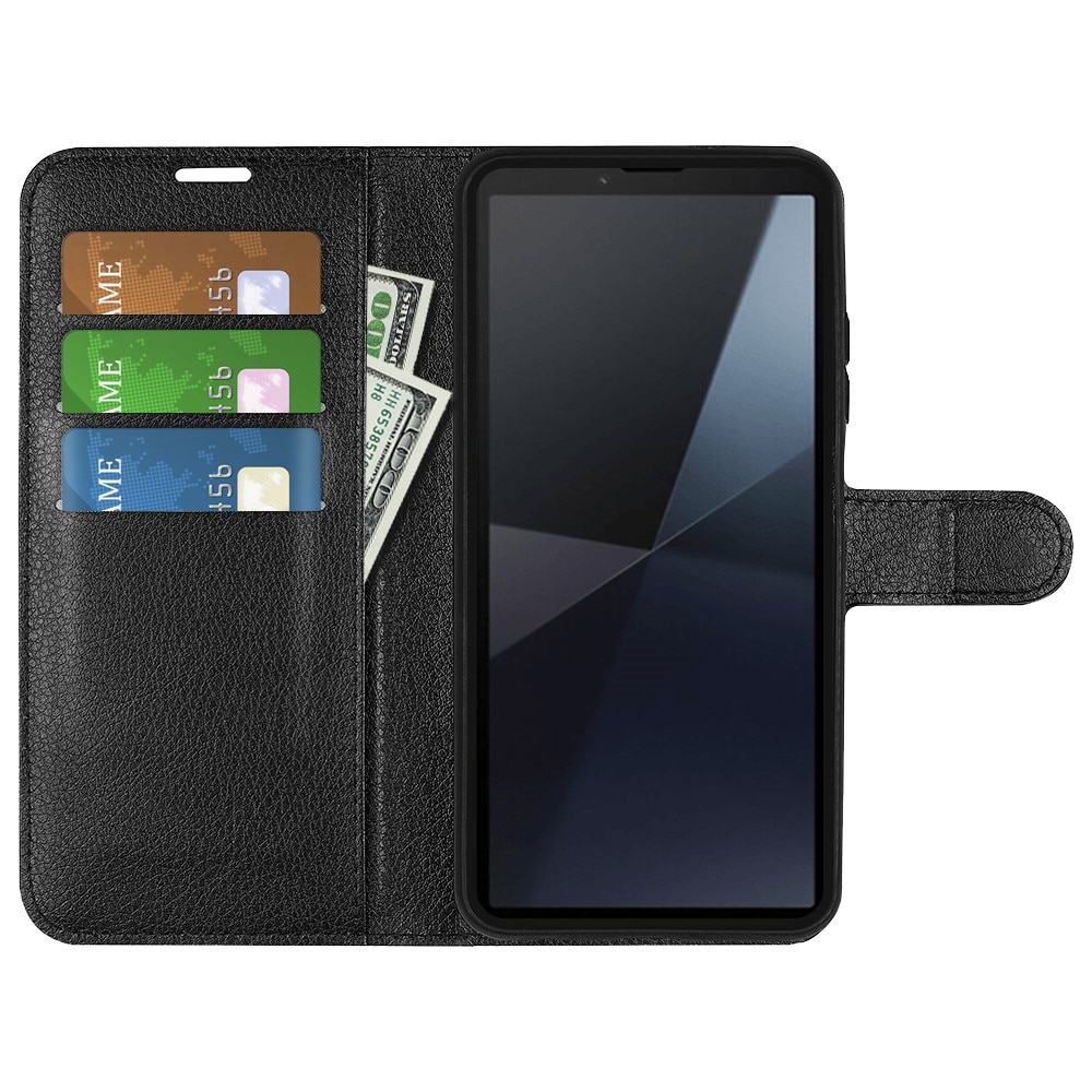 Sony Xperia 10 VI  Wallet Book Cover Black