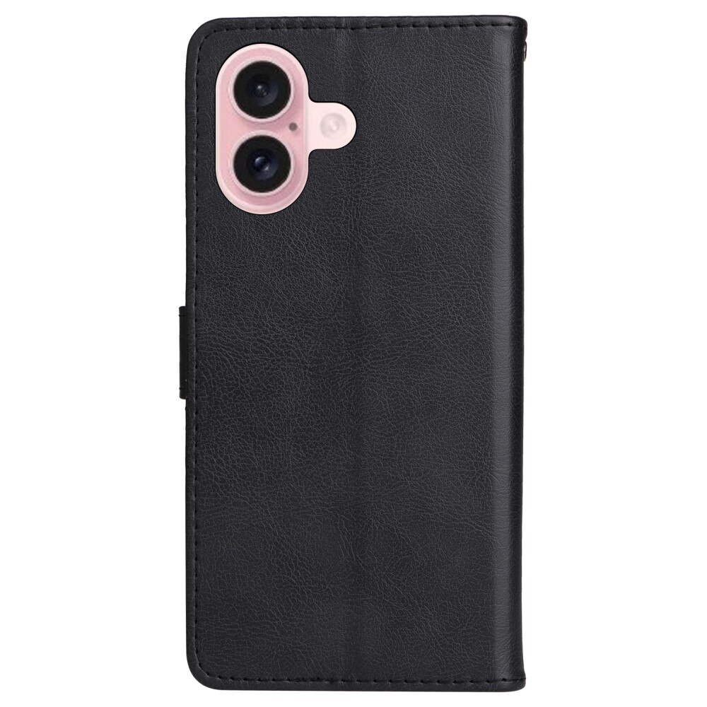 iPhone 16 Wallet Case Black