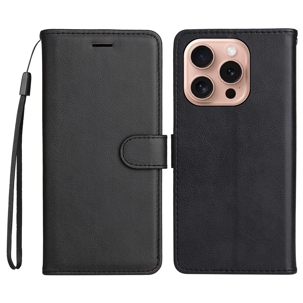 iPhone 16 Pro Wallet Case Black