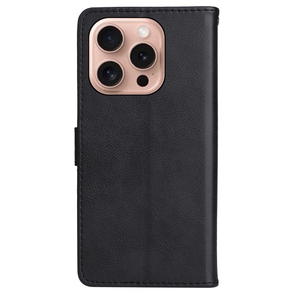 iPhone 16 Pro Wallet Case Black