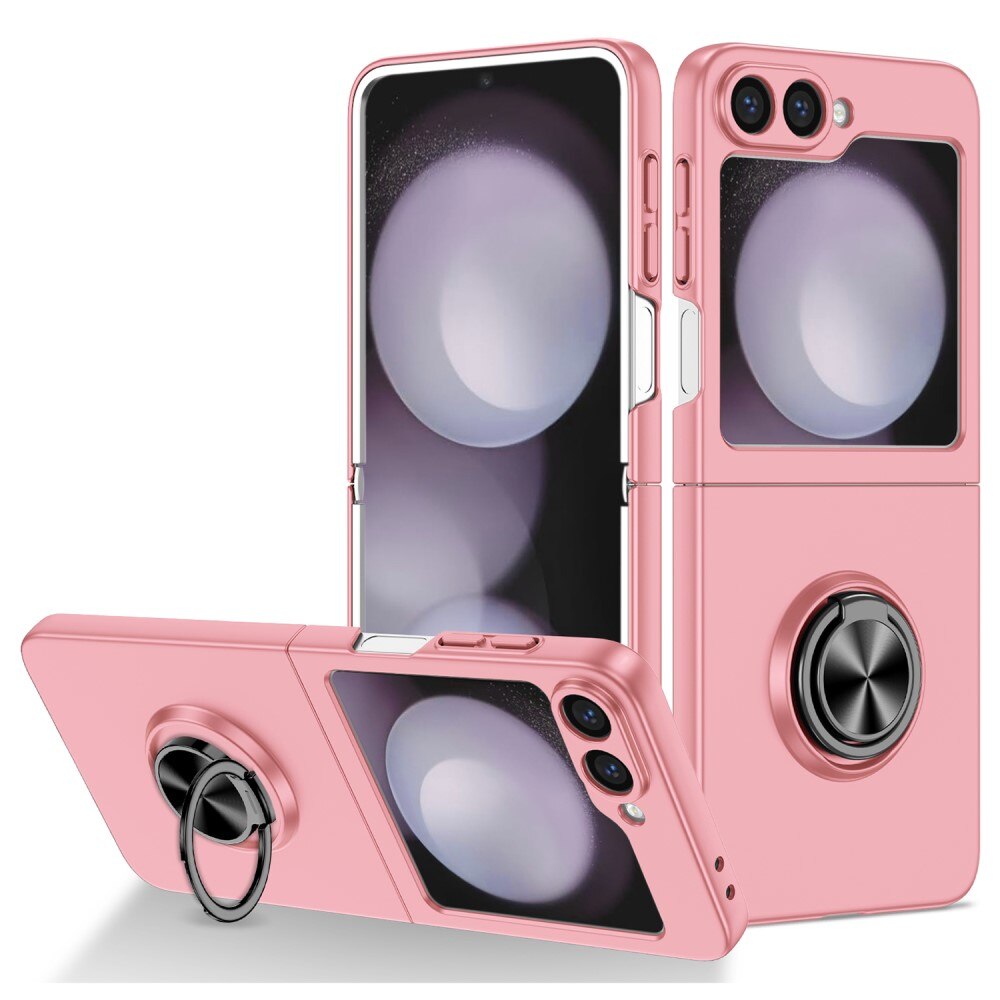 Samsung Galaxy Z Flip 6 Magnetic Case with ring holder Pink