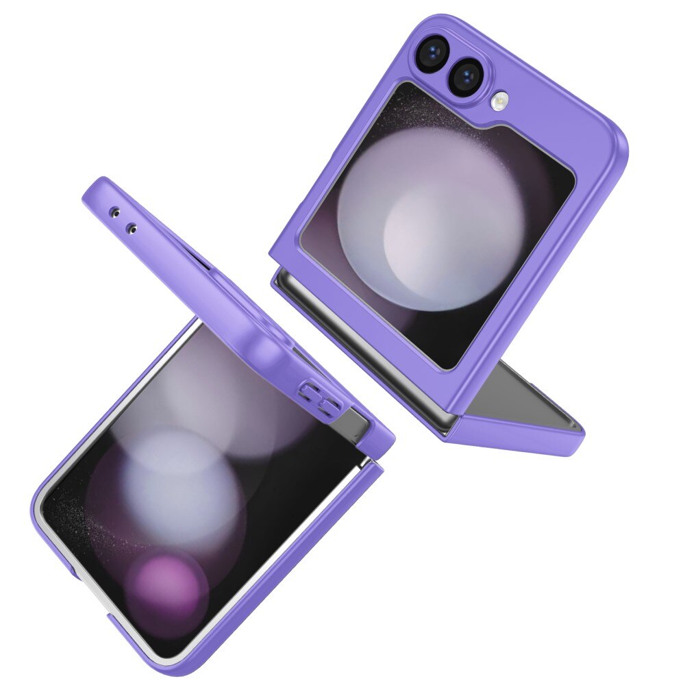 Samsung Galaxy Z Flip 6 Magnetic Case with ring holder Purple