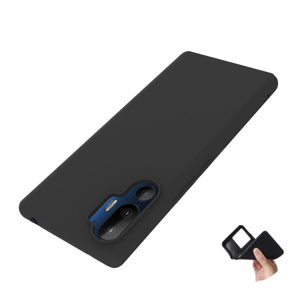 HTC U24 Pro Shock-resistant TPU Case Black