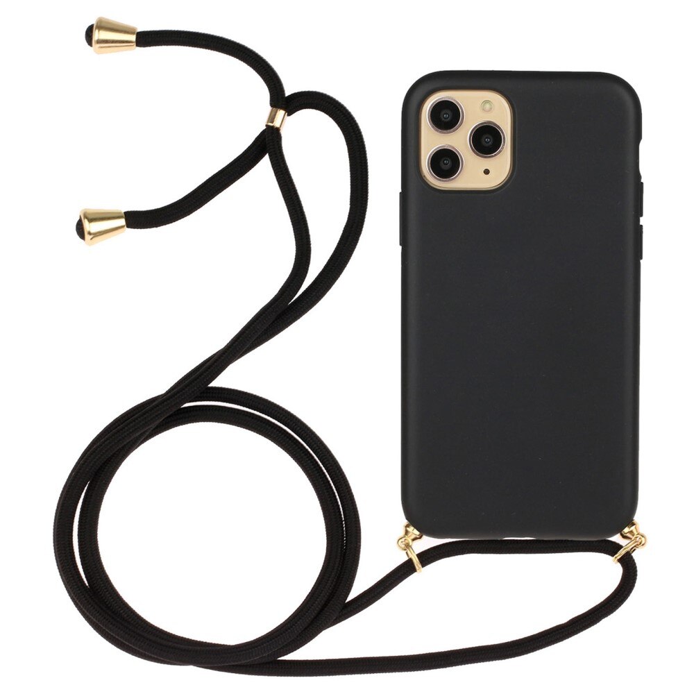 iPhone 16 Pro Cover Neck Strap Black