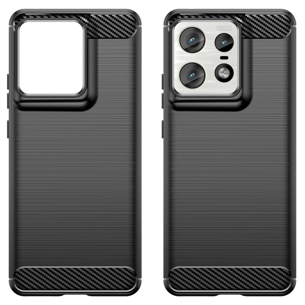 Motorola Edge 50 Pro Brushed TPU Case Black