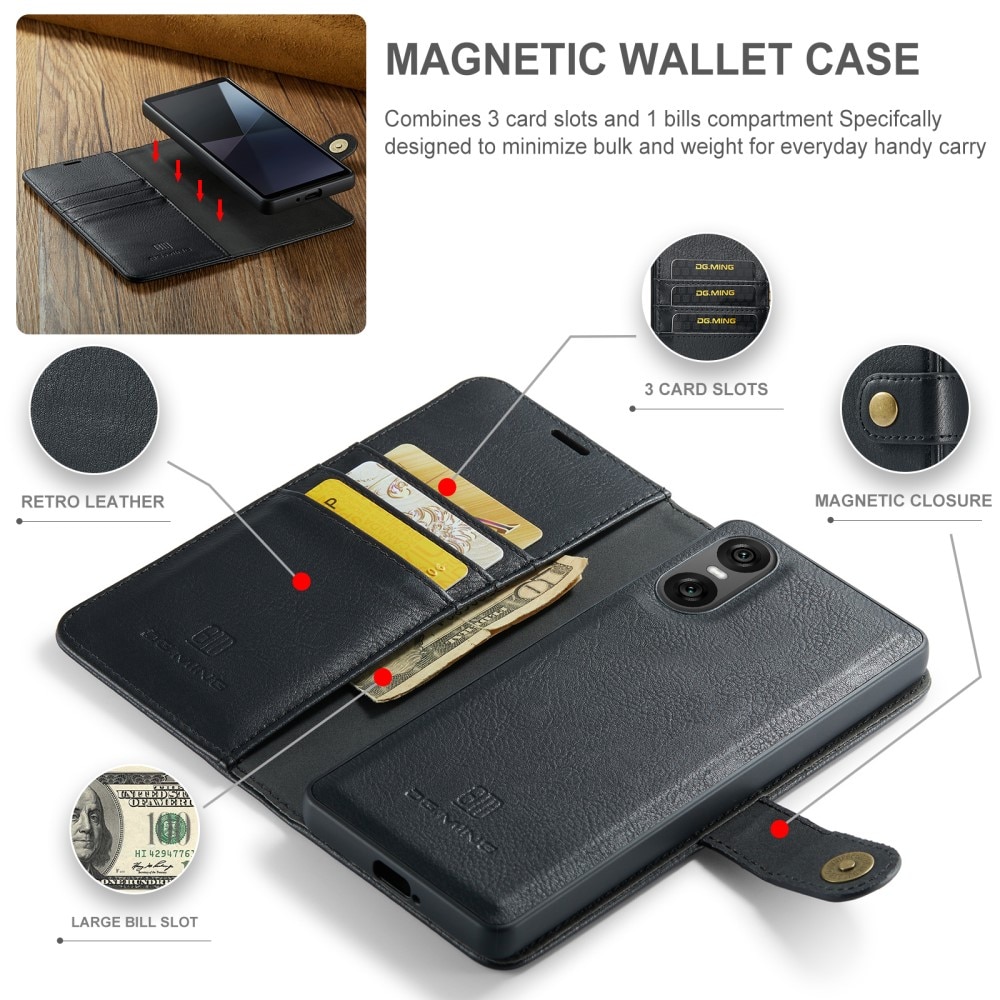 Sony Xperia 10 VI Magnet Wallet Black