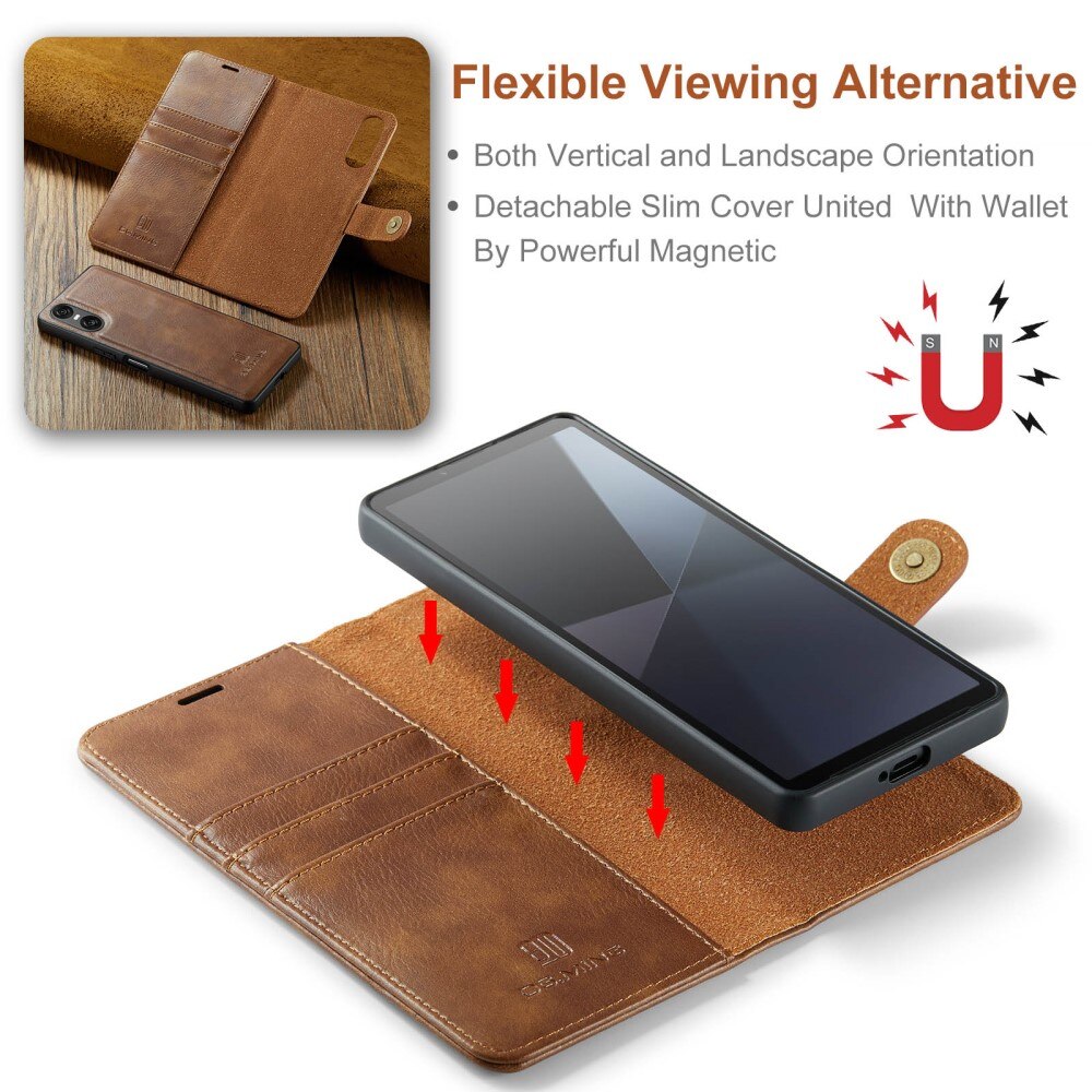 Sony Xperia 10 VI Magnet Wallet Cognac