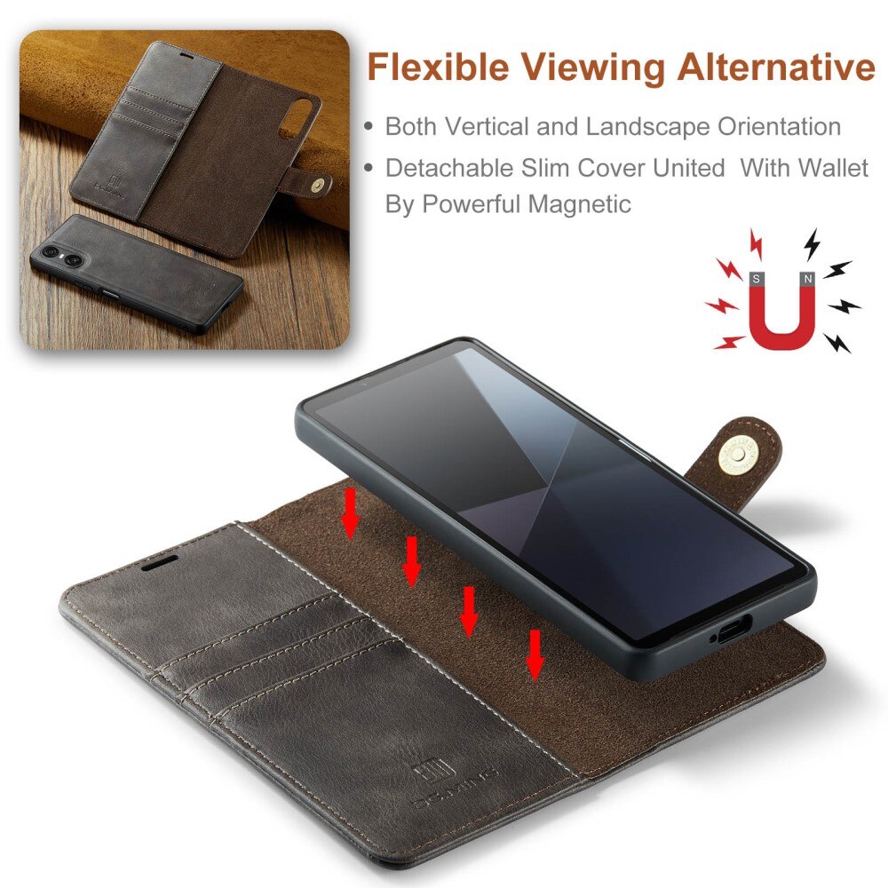 Sony Xperia 10 VI Magnet Wallet Brown