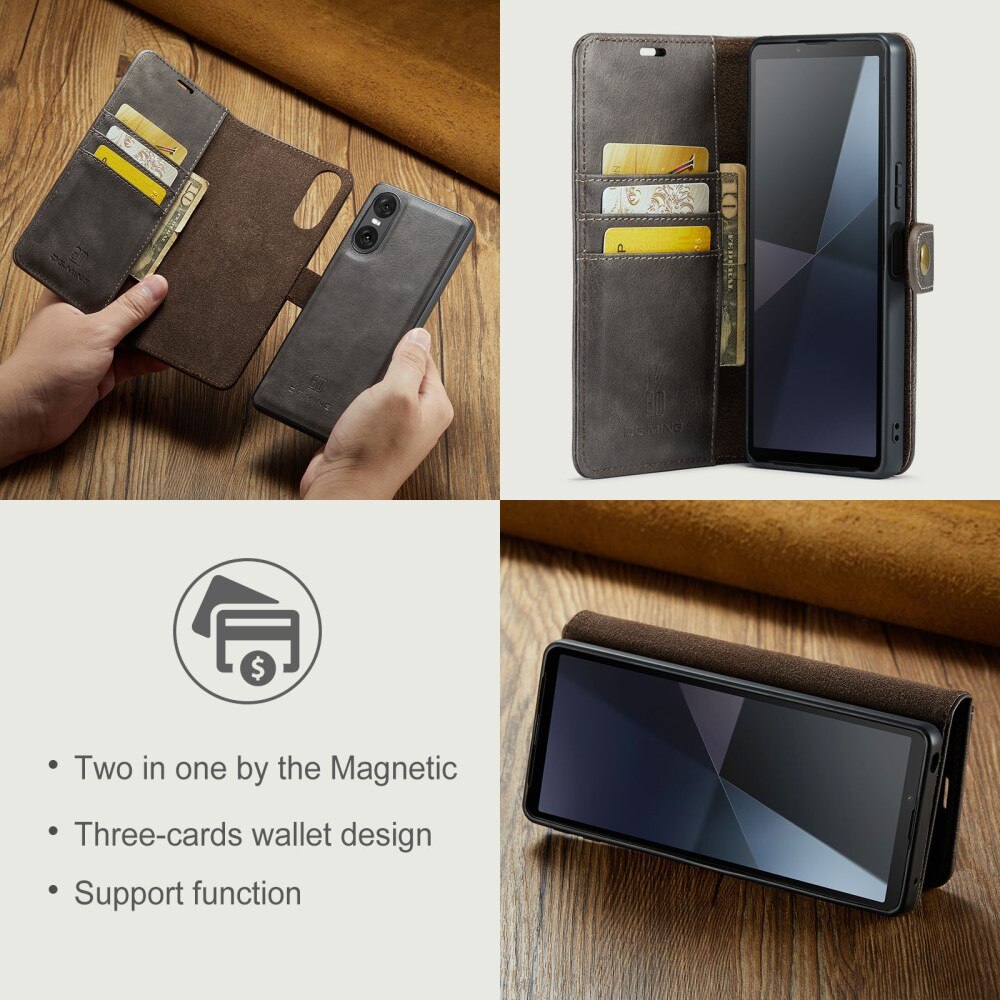 Sony Xperia 10 VI Magnet Wallet Brown