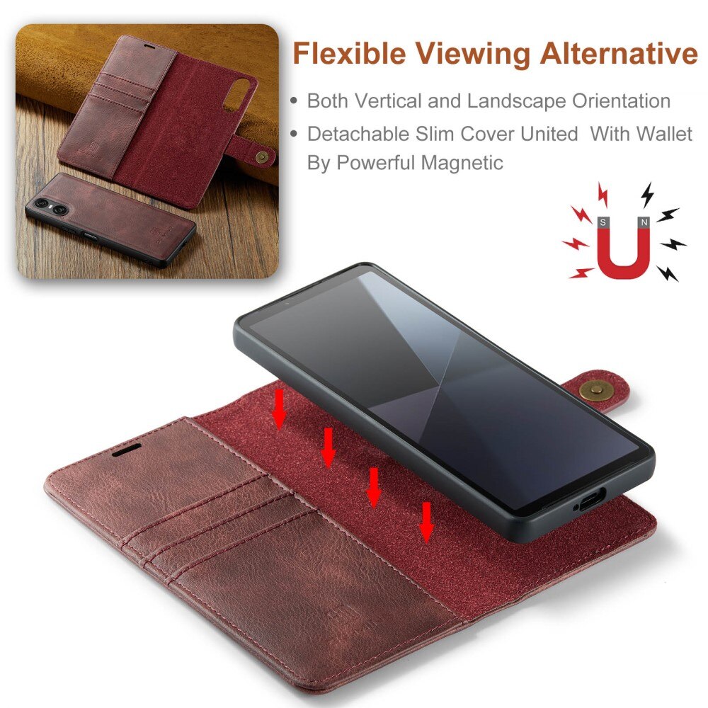 Sony Xperia 10 VI Magnet Wallet Red