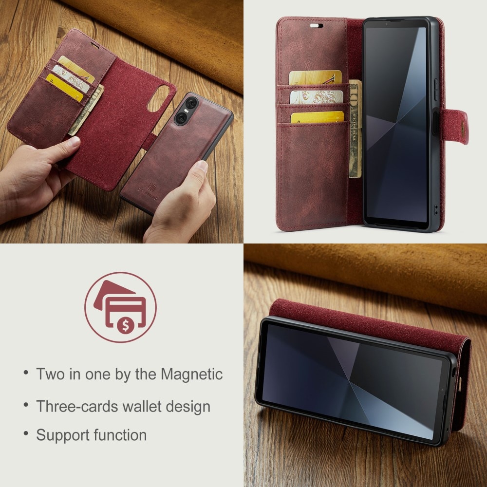 Sony Xperia 10 VI Magnet Wallet Red