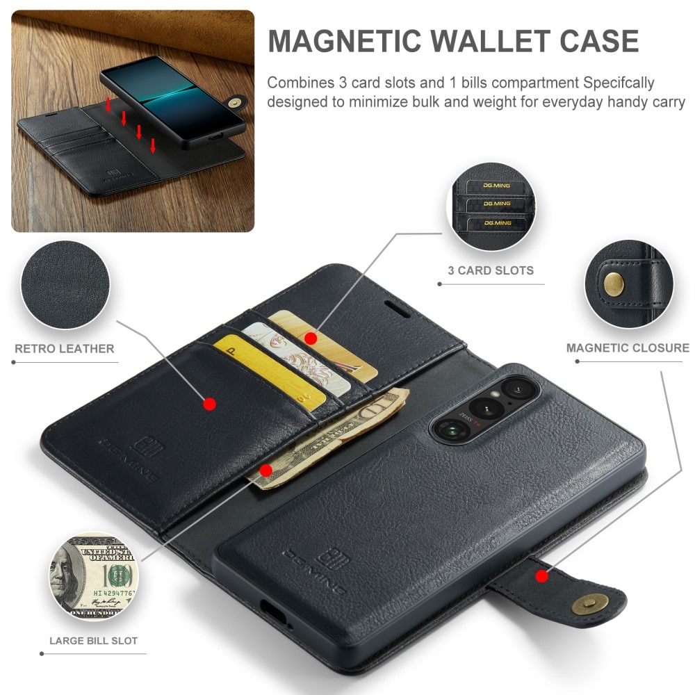 Sony Xperia 1 VI Magnet Wallet Black