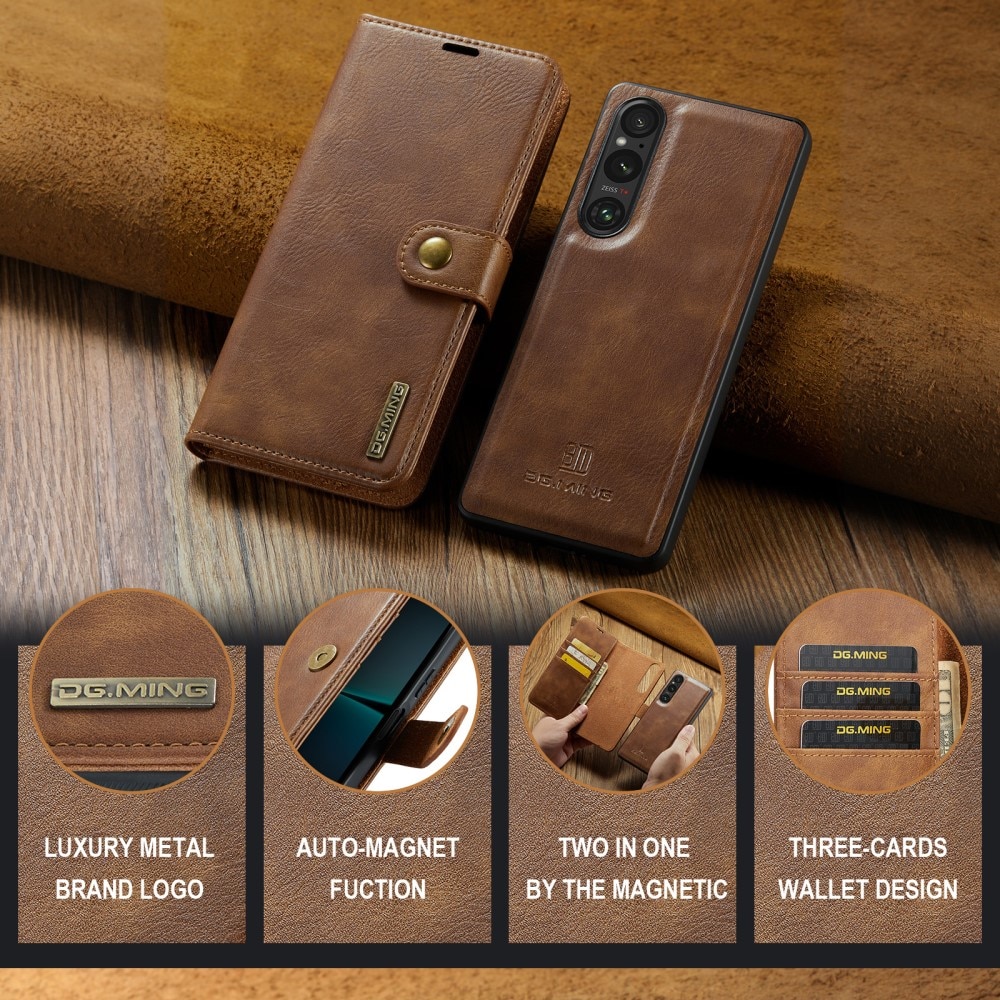 Sony Xperia 1 VI Magnet Wallet Cognac