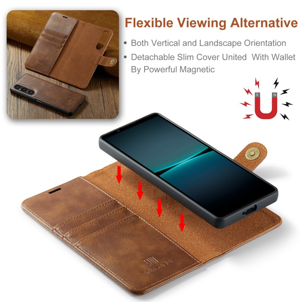 Sony Xperia 1 VI Magnet Wallet Cognac