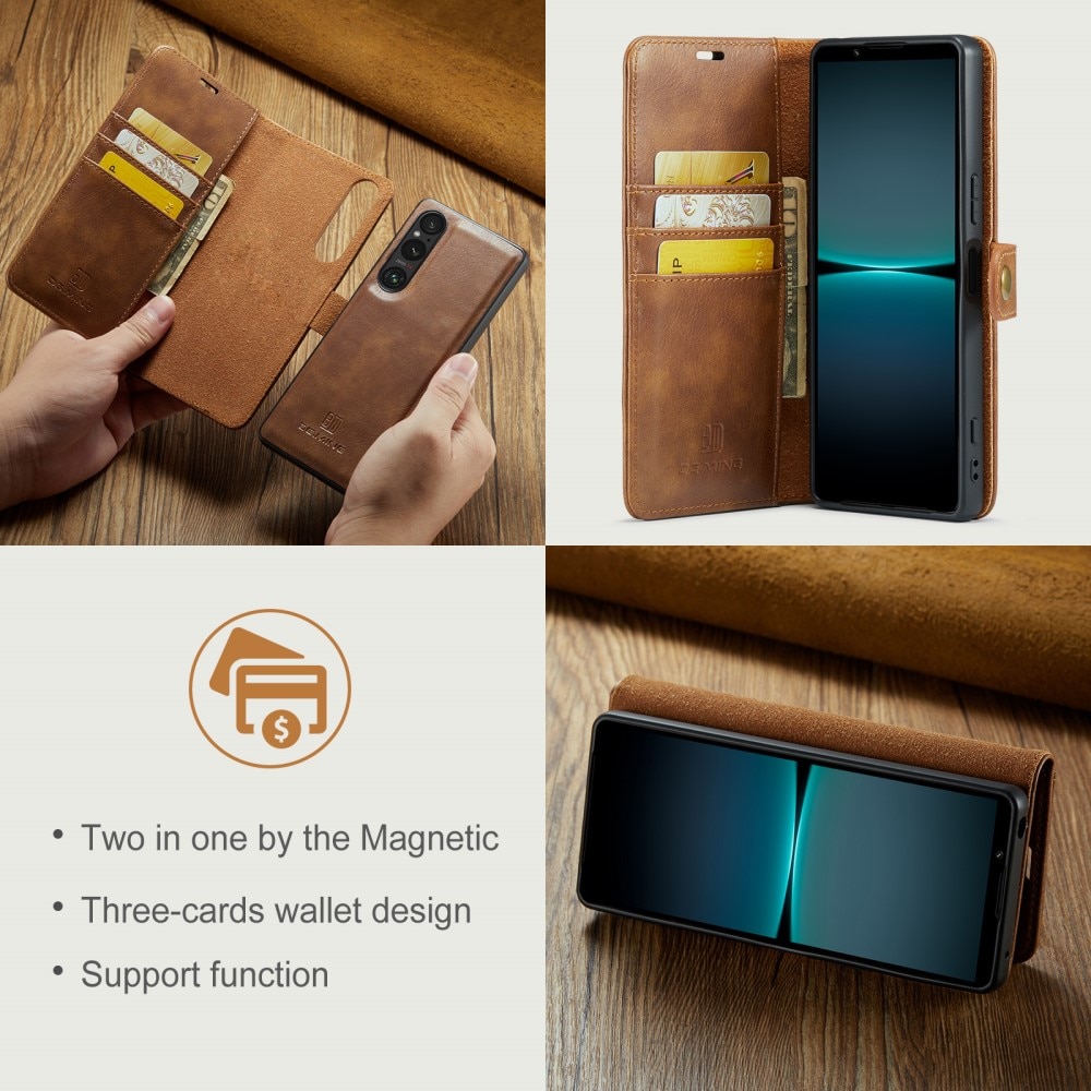 Sony Xperia 1 VI Magnet Wallet Cognac