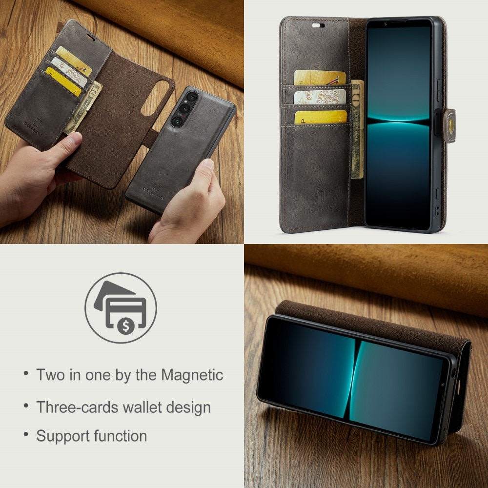 Sony Xperia 1 VI Magnet Wallet Brown