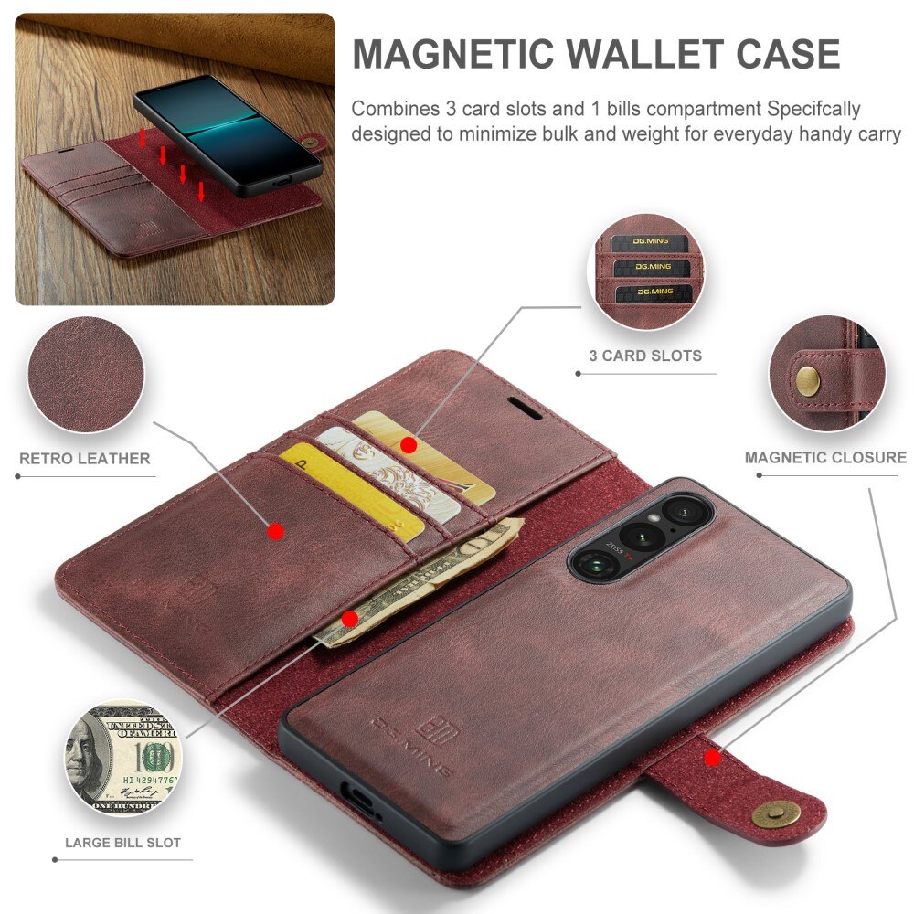 Sony Xperia 1 VI Magnet Wallet Red