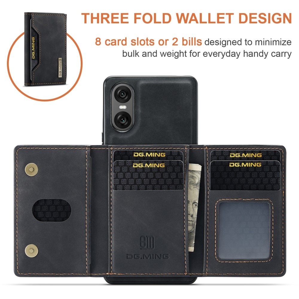 Sony Xperia 10 VI Magnetic Card Slot Case Black