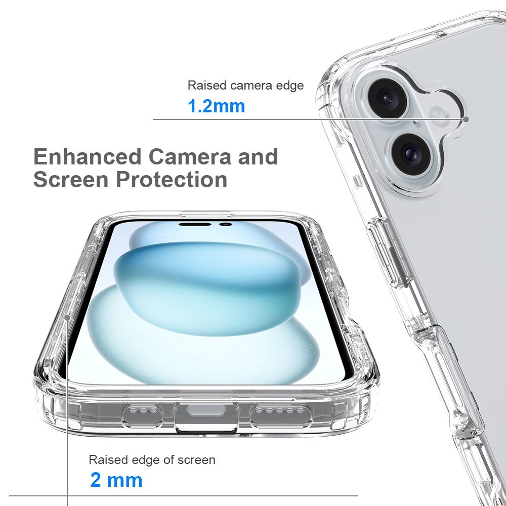 iPhone 16 Plus Full Cover Case Transparent