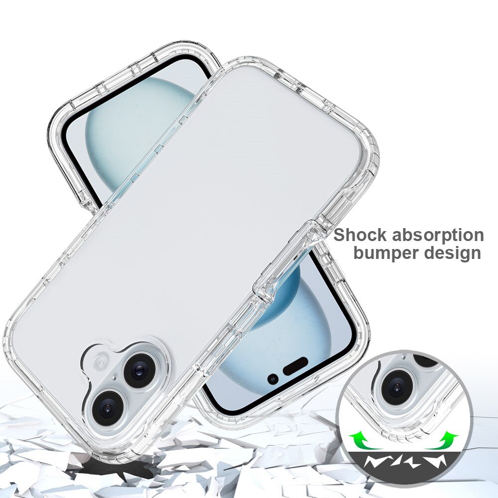 iPhone 16 Plus Full Cover Case Transparent