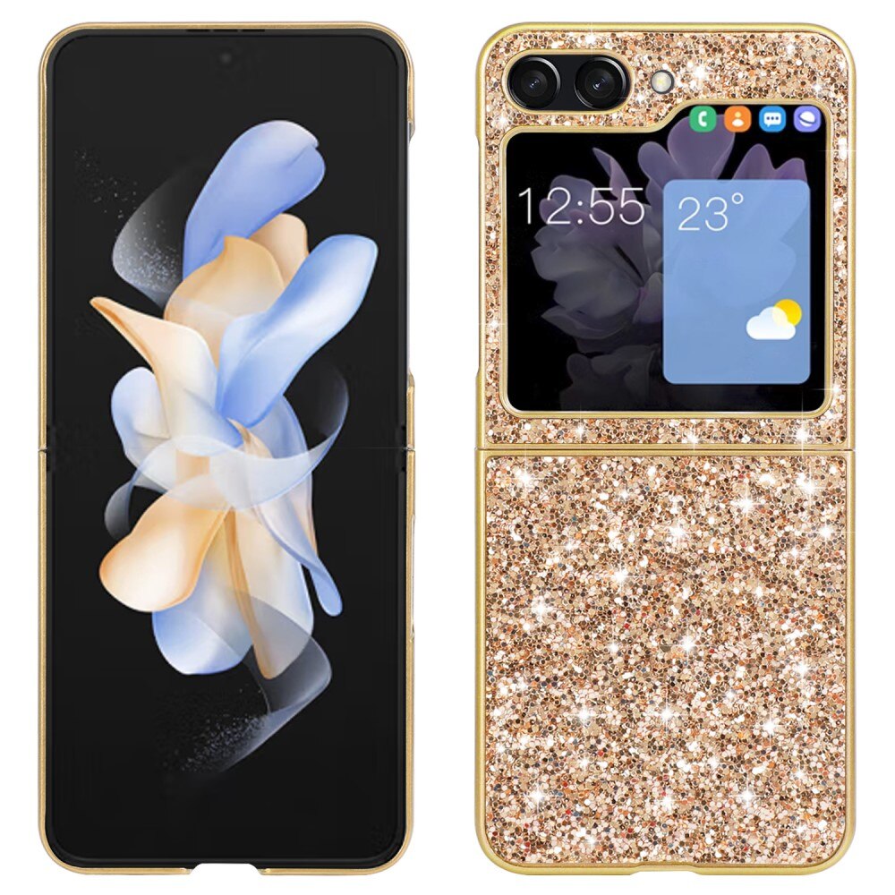 Samsung Galaxy Z Flip 6 Glitter Case Gold