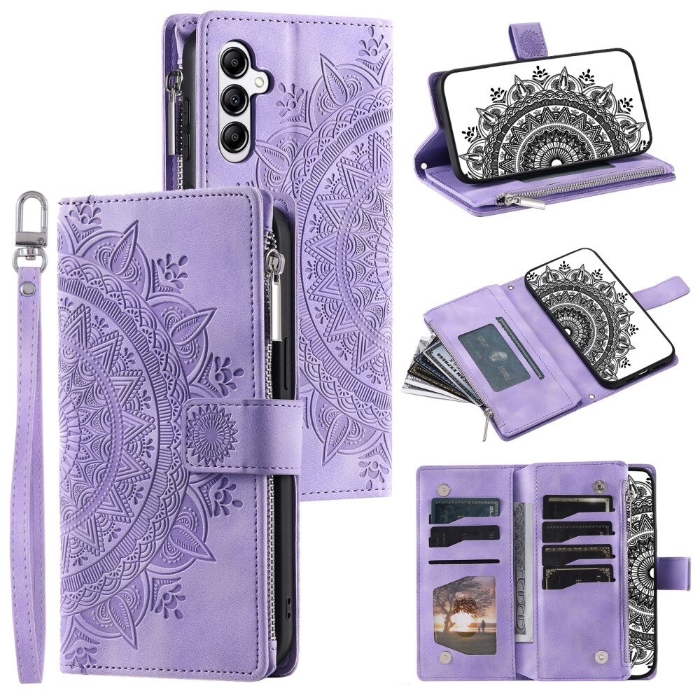 Samsung Galaxy S24 FE Wallet/Purse Mandala Purple