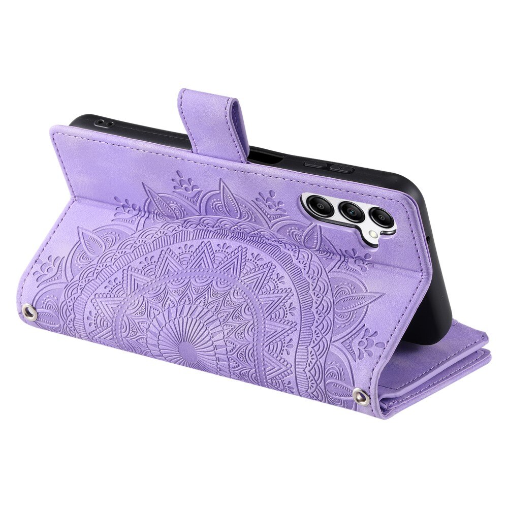 Samsung Galaxy S24 FE Wallet/Purse Mandala Purple