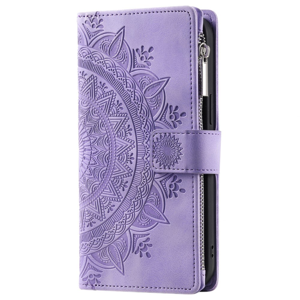 Samsung Galaxy S24 FE Wallet/Purse Mandala Purple