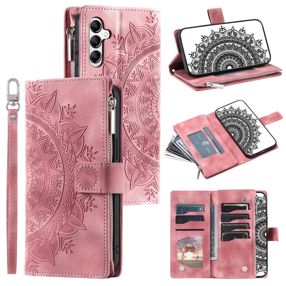 Samsung Galaxy S24 FE Wallet/Purse Mandala Pink