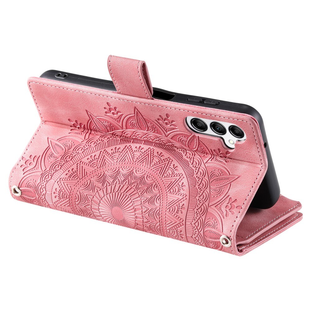 Samsung Galaxy S24 FE Wallet/Purse Mandala Pink